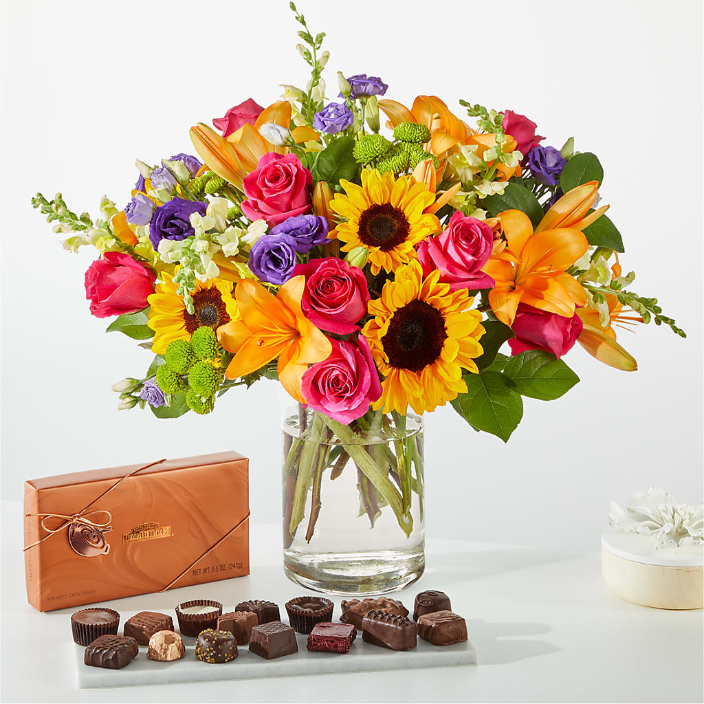 Best Day Bouquet and Chocolate Bundle – Garside Florist, Vancouver WA