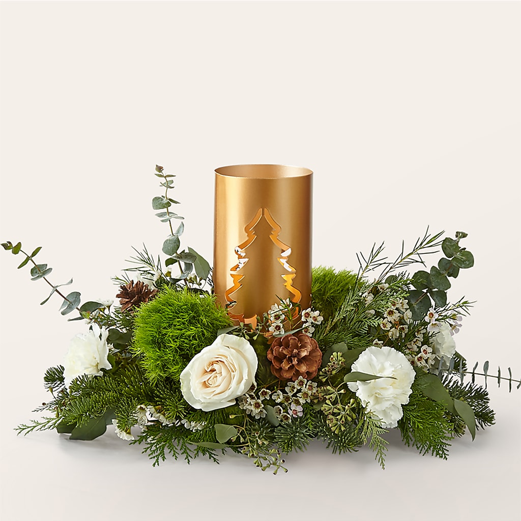 Chestnuts Roasting Centerpiece – Garside Florist, Vancouver WA