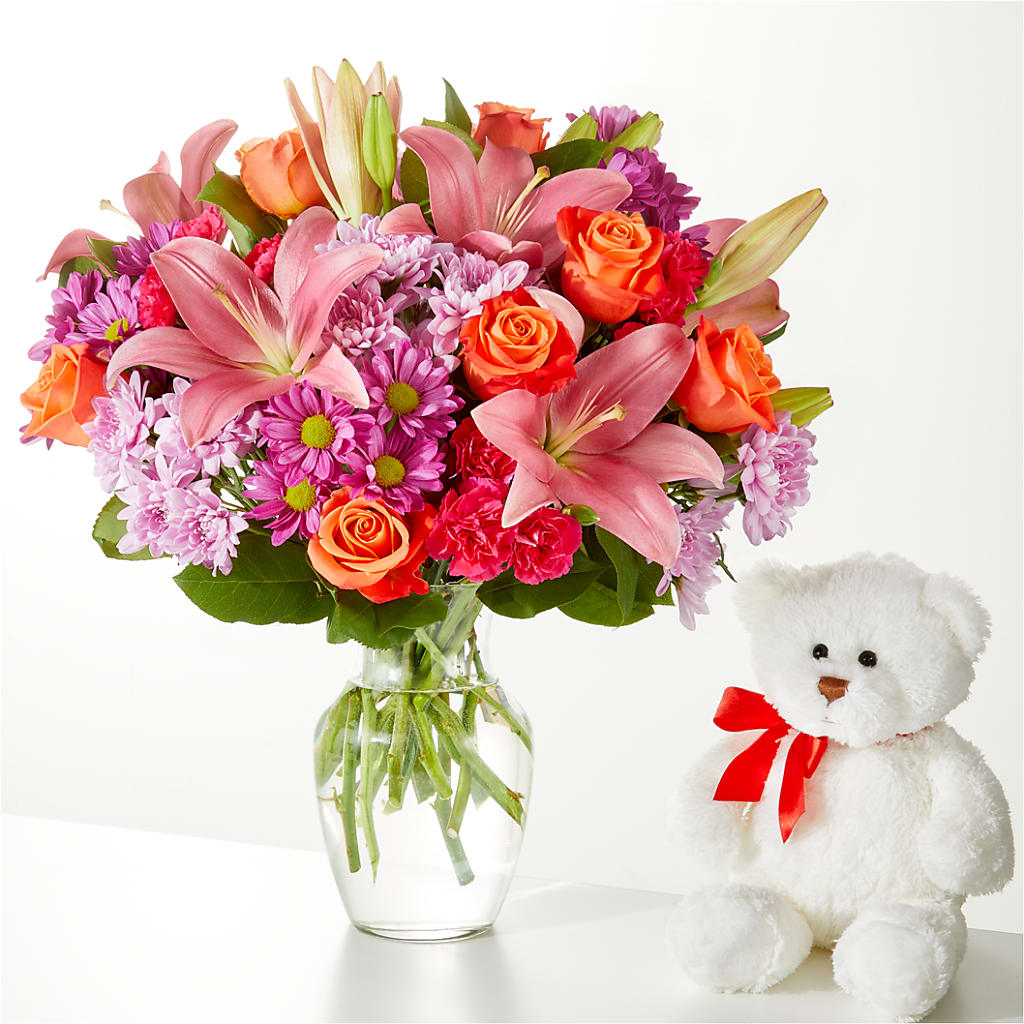 One and Only Bouquet and Bear Bundle – Garside Florist, Vancouver WA