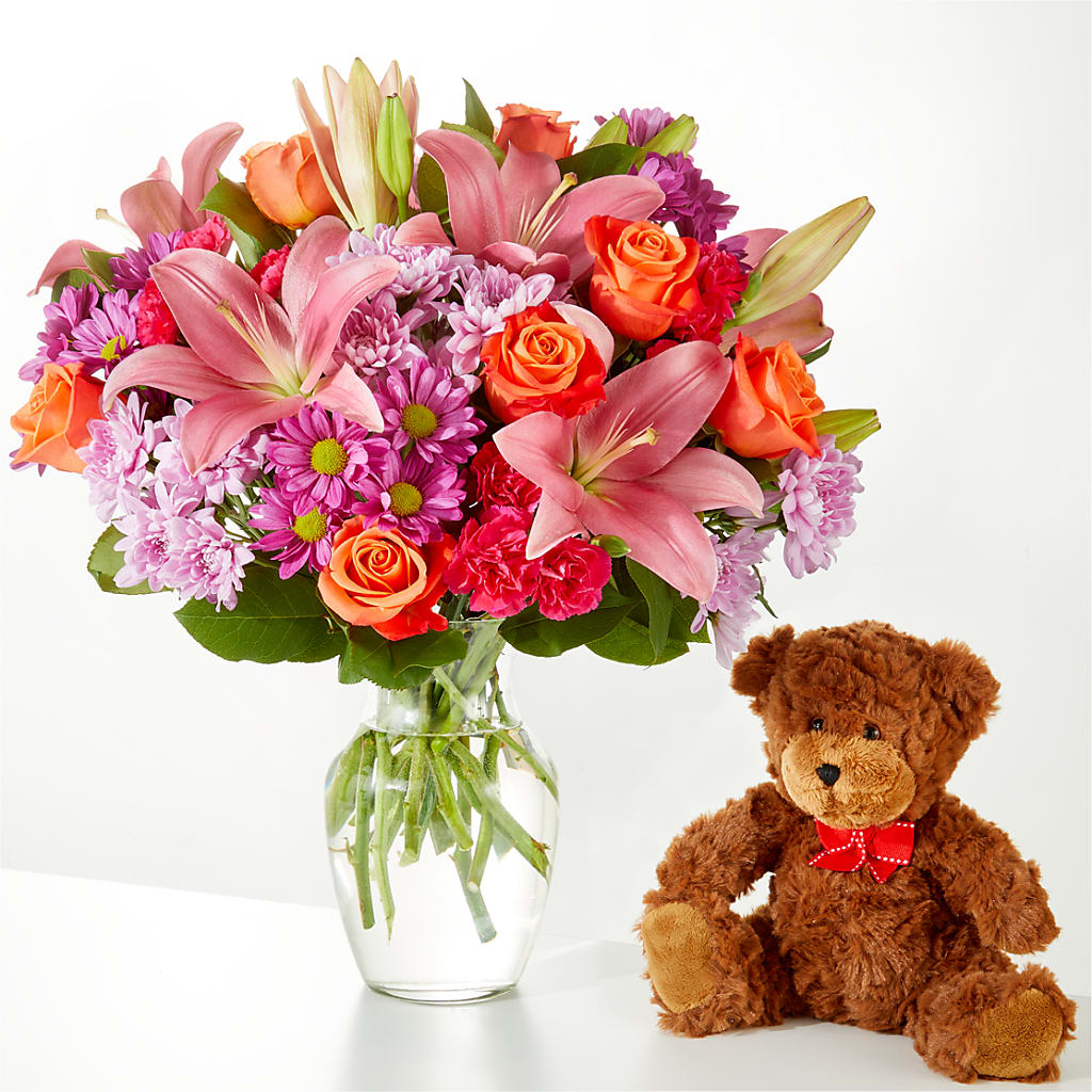 One and Only Bouquet and Bear Bundle – Garside Florist, Vancouver WA