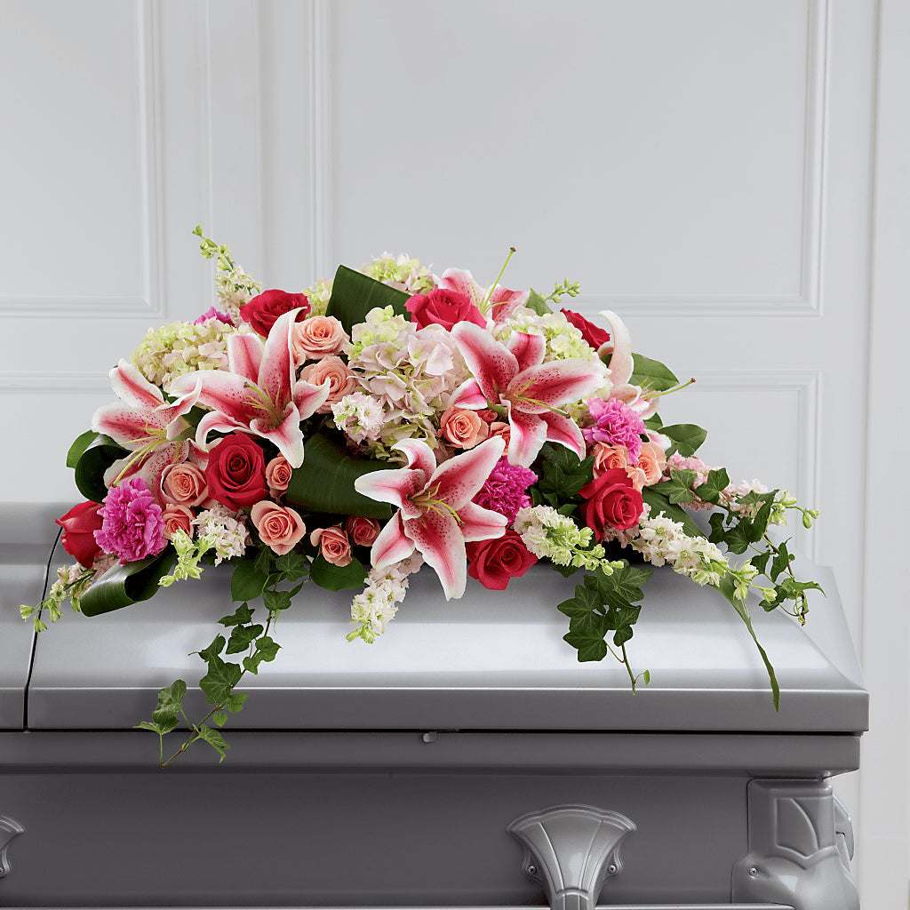 Splendid Grace Casket Spray – Garside Florist, Vancouver WA