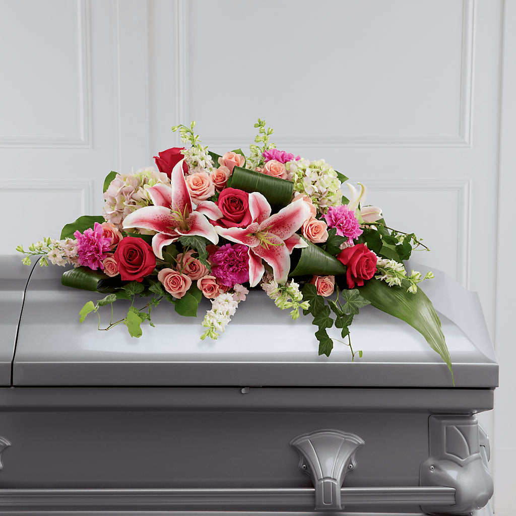 Splendid Grace Casket Spray – Garside Florist, Vancouver WA