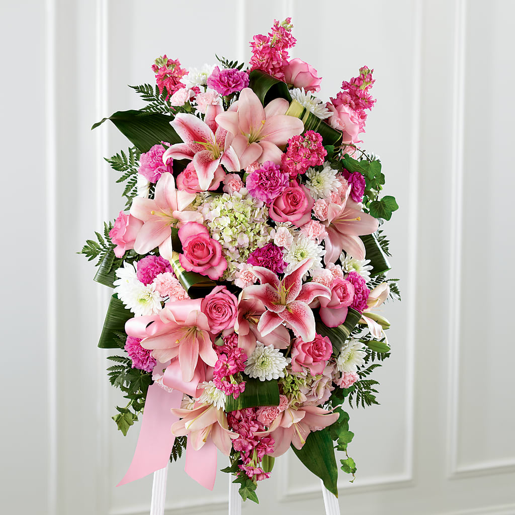 Comforting Standing Spray – Garside Florist, Vancouver WA