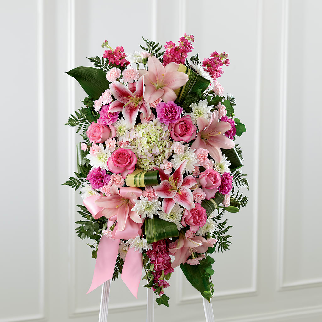 Comforting Standing Spray – Garside Florist, Vancouver WA