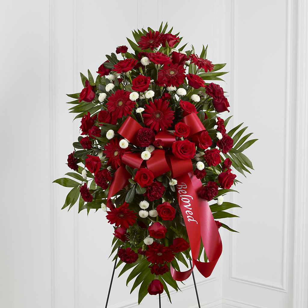 Treasured Memories Standing Spray – Garside Florist, Vancouver WA