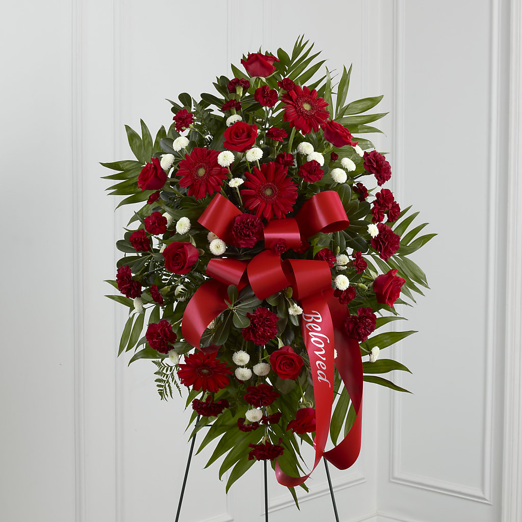 Treasured Memories Standing Spray – Garside Florist, Vancouver WA