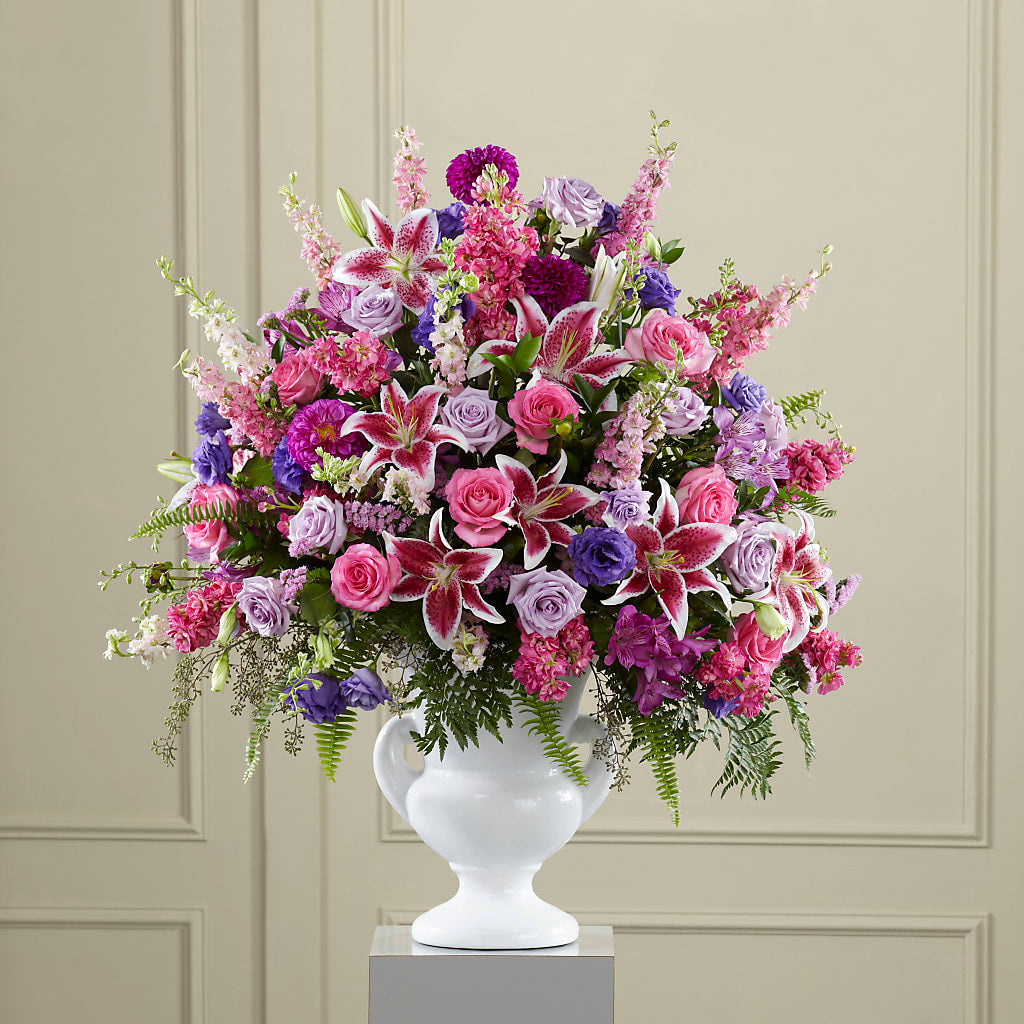 Peaceful Tribute Arrangement – Garside Florist, Vancouver WA