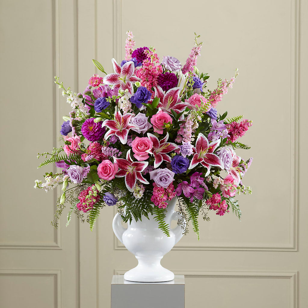 Peaceful Tribute Arrangement – Garside Florist, Vancouver WA
