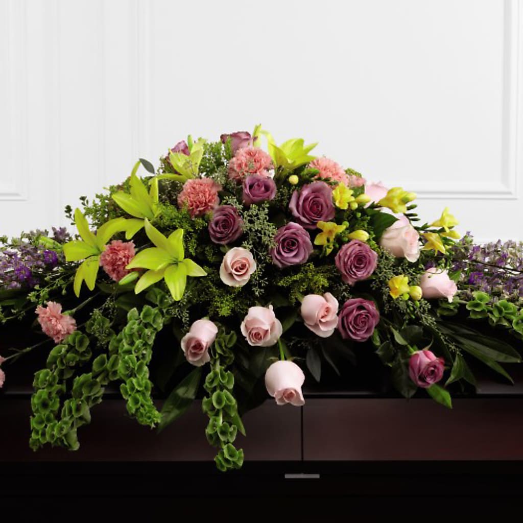 Forever Beloved Casket Spray – Garside Florist, Vancouver WA