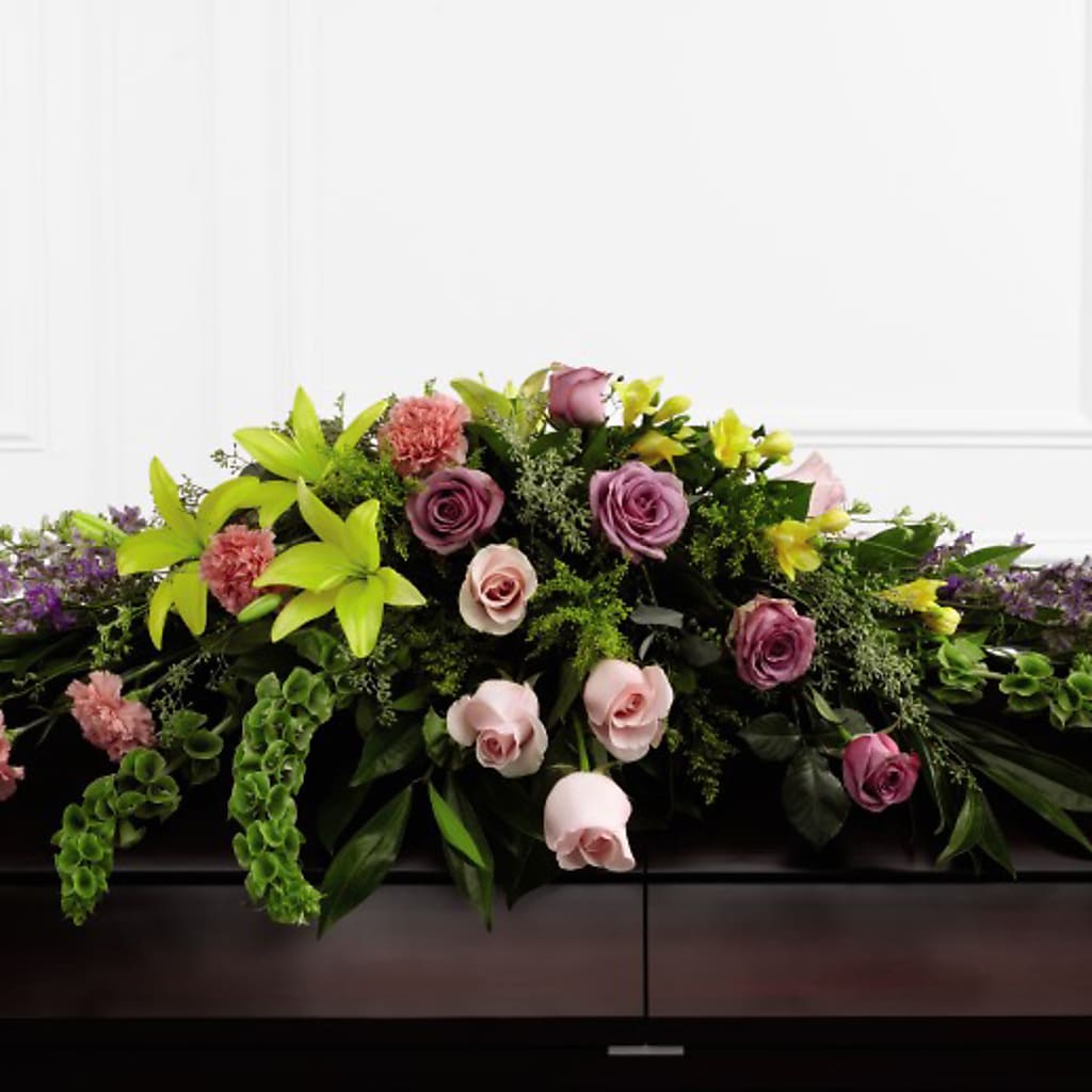 Forever Beloved Casket Spray – Garside Florist, Vancouver WA