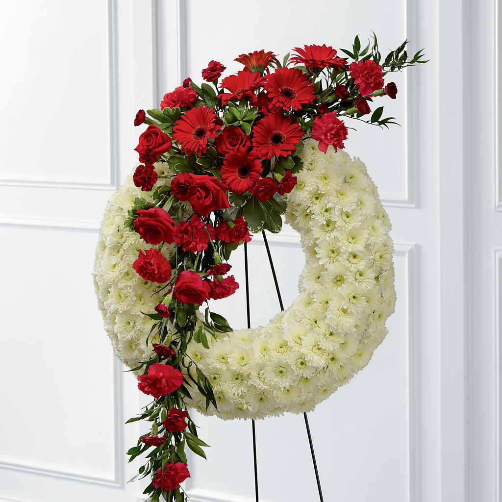 Graceful Tribute Wreath – Garside Florist, Vancouver WA