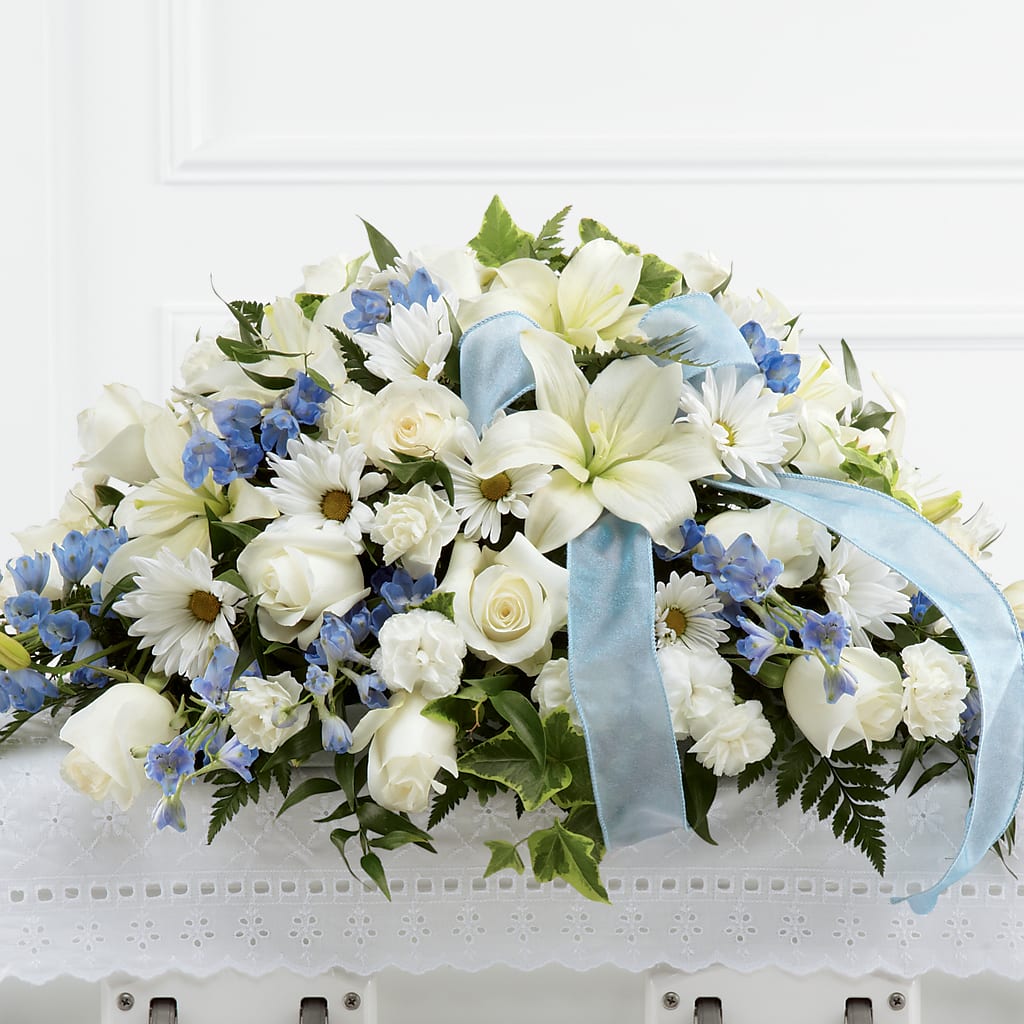 Tender Treasure Casket Spray – Garside Florist, Vancouver WA