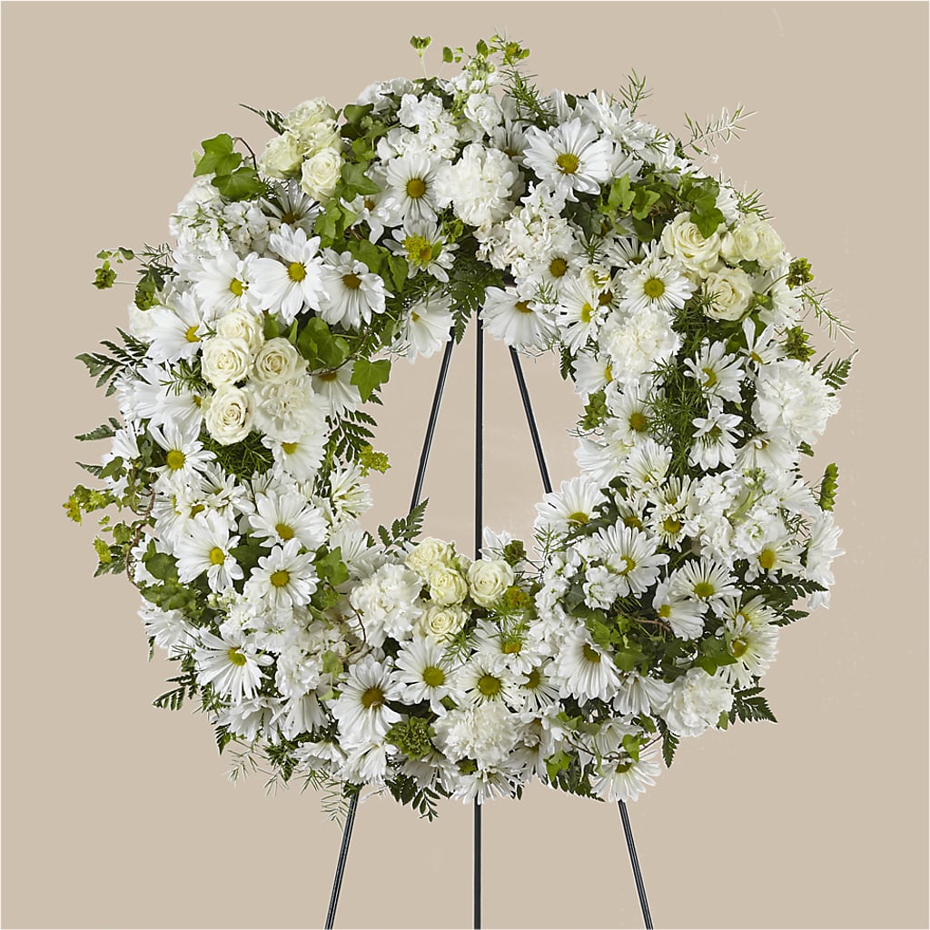 Faithful Wishes Wreath – Garside Florist, Vancouver WA