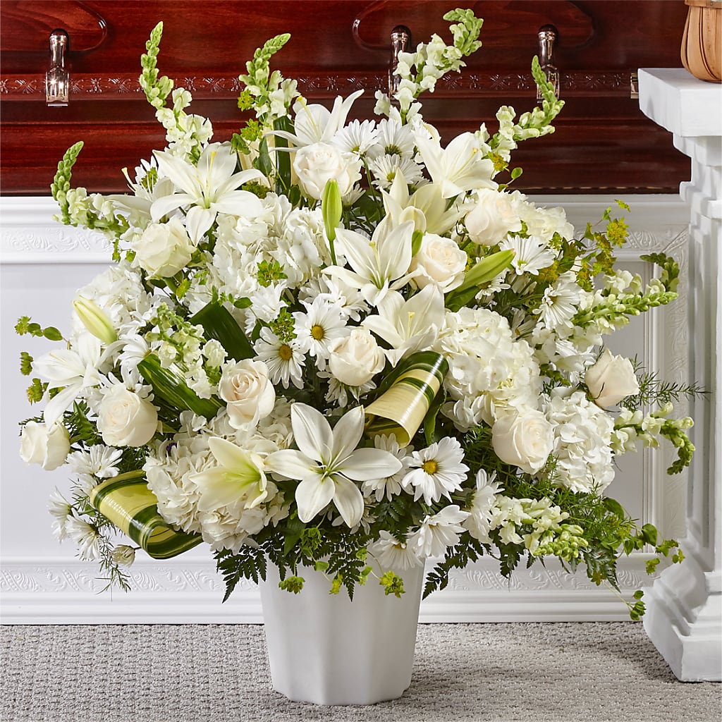 Thoughts of Tranquility Floor Basket – Garside Florist, Vancouver WA