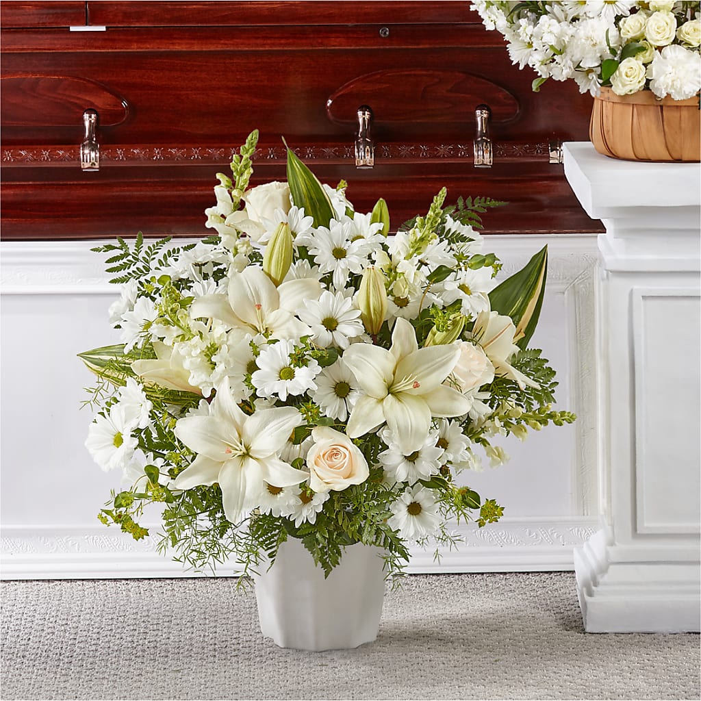 Thoughts of Tranquility Floor Basket – Garside Florist, Vancouver WA