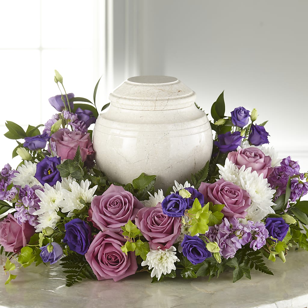 Blooming Sympathy Cremation Adornment – Garside Florist, Vancouver WA