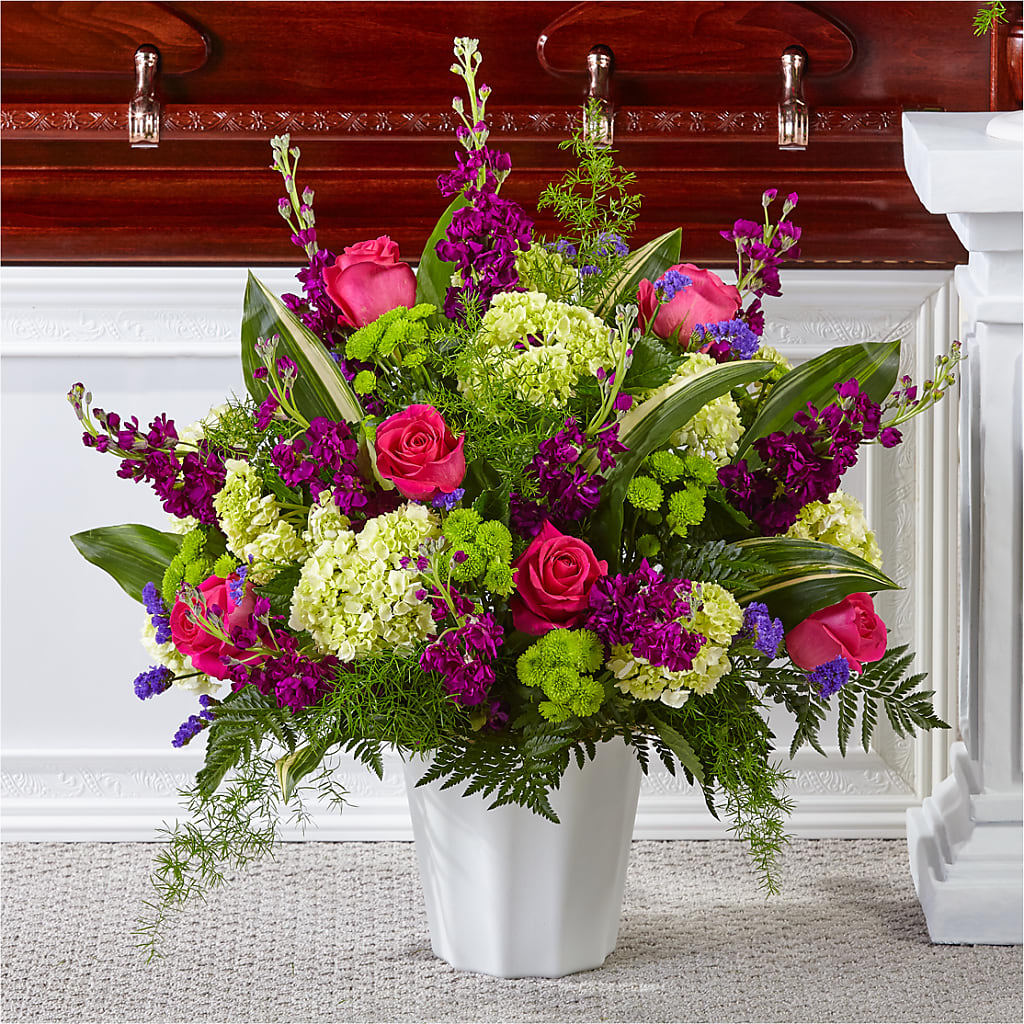 Beautiful Horizons Floor Basket – Garside Florist, Vancouver WA