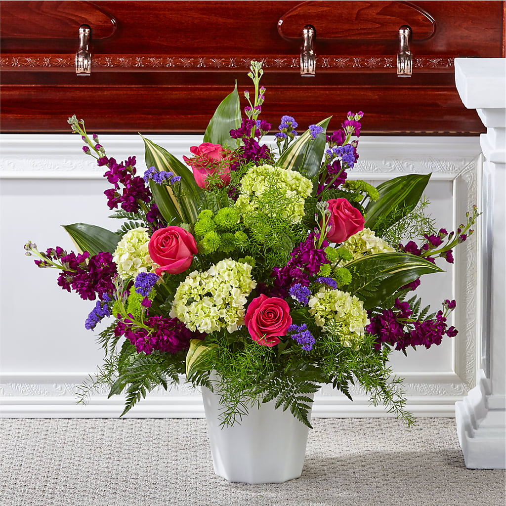 Beautiful Horizons Floor Basket – Garside Florist, Vancouver WA