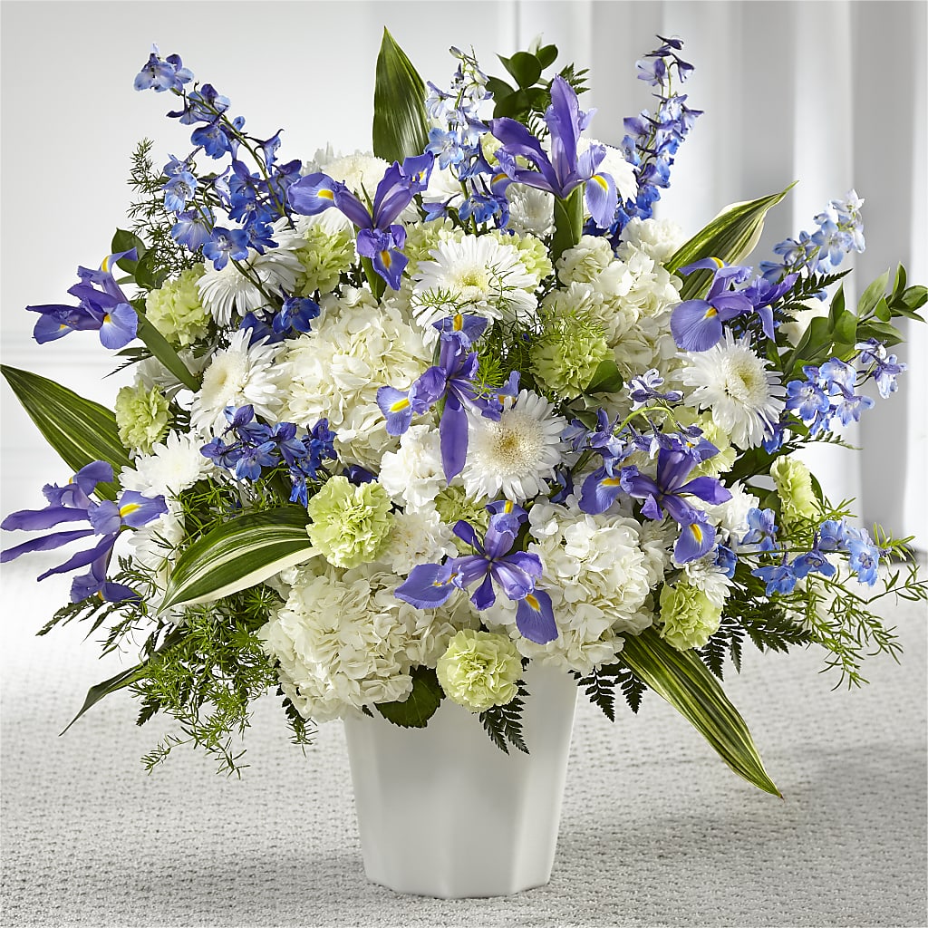 Soft Serenity Floor Basket – Garside Florist, Vancouver WA