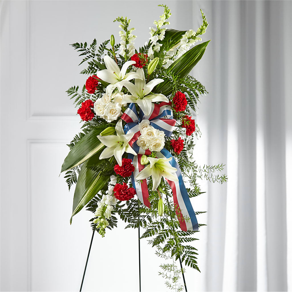 Stars of Life Standing Spray – Garside Florist, Vancouver WA
