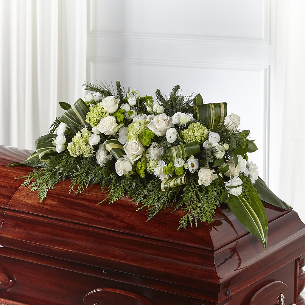 Hopeful Gesture Casket Spray – Garside Florist, Vancouver WA