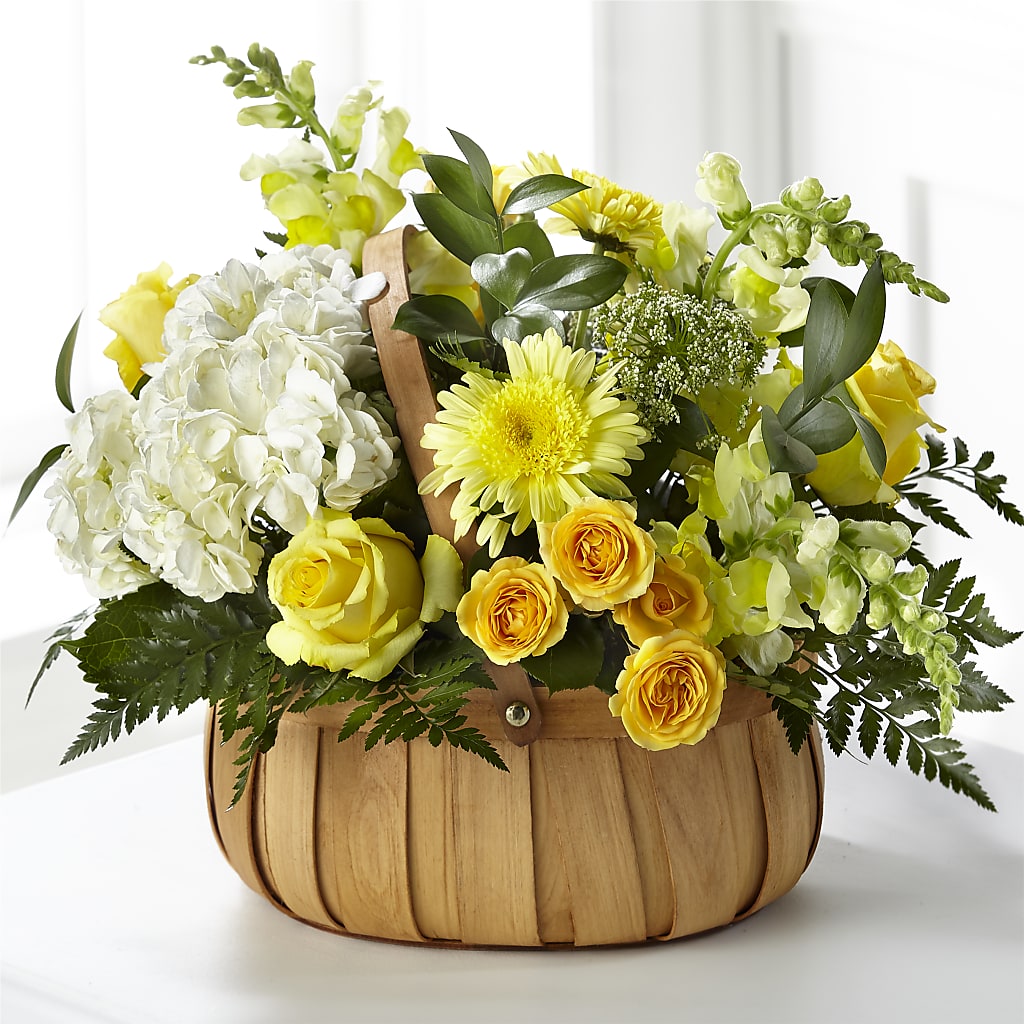 Rustic Remembrance Basket – Garside Florist, Vancouver WA