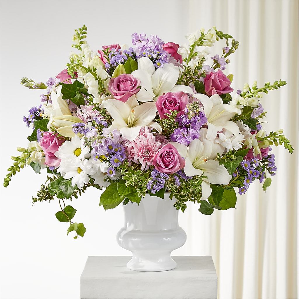 Remarkable Life Urn Arrangement – Garside Florist, Vancouver WA