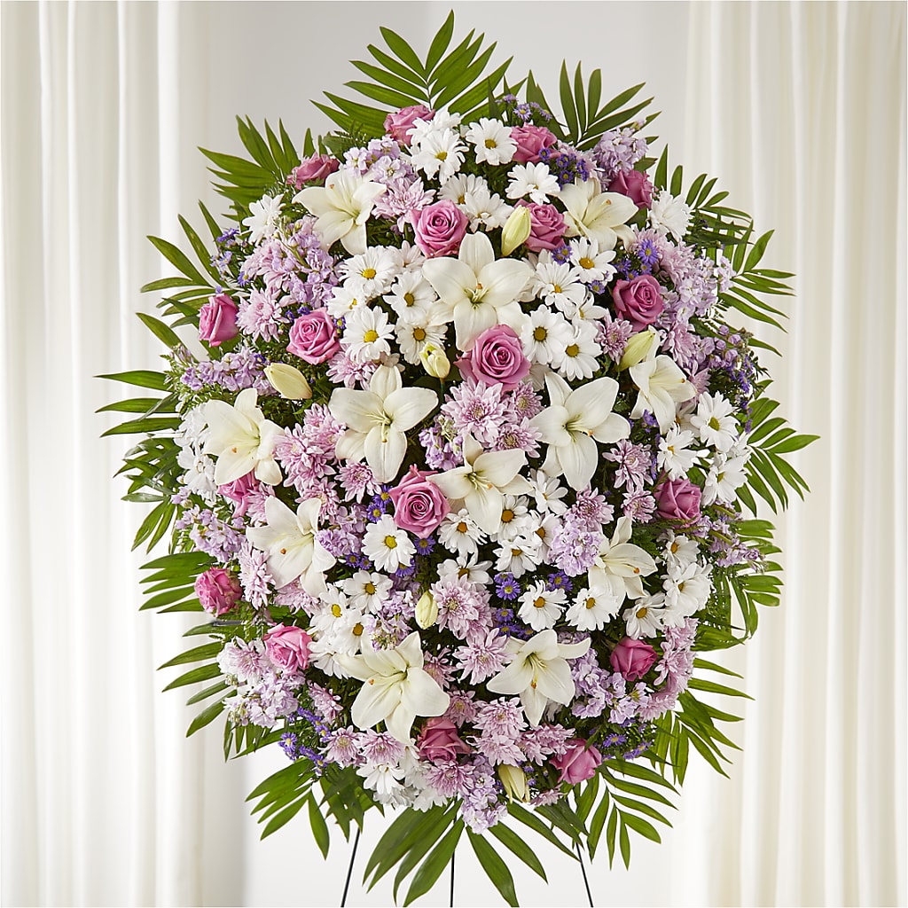 Surrounded by Love Standing Spray – Garside Florist, Vancouver WA