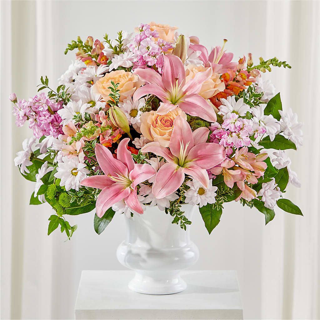 Heartfelt Gesture Urn Arrangement – Garside Florist, Vancouver WA