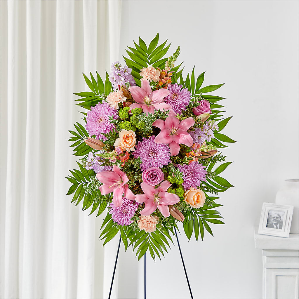 Love & Light Standing Spray – Garside Florist, Vancouver WA