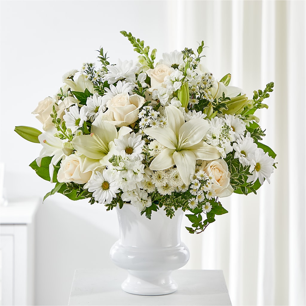 Uplifting Urn Arrangement – Garside Florist, Vancouver WA