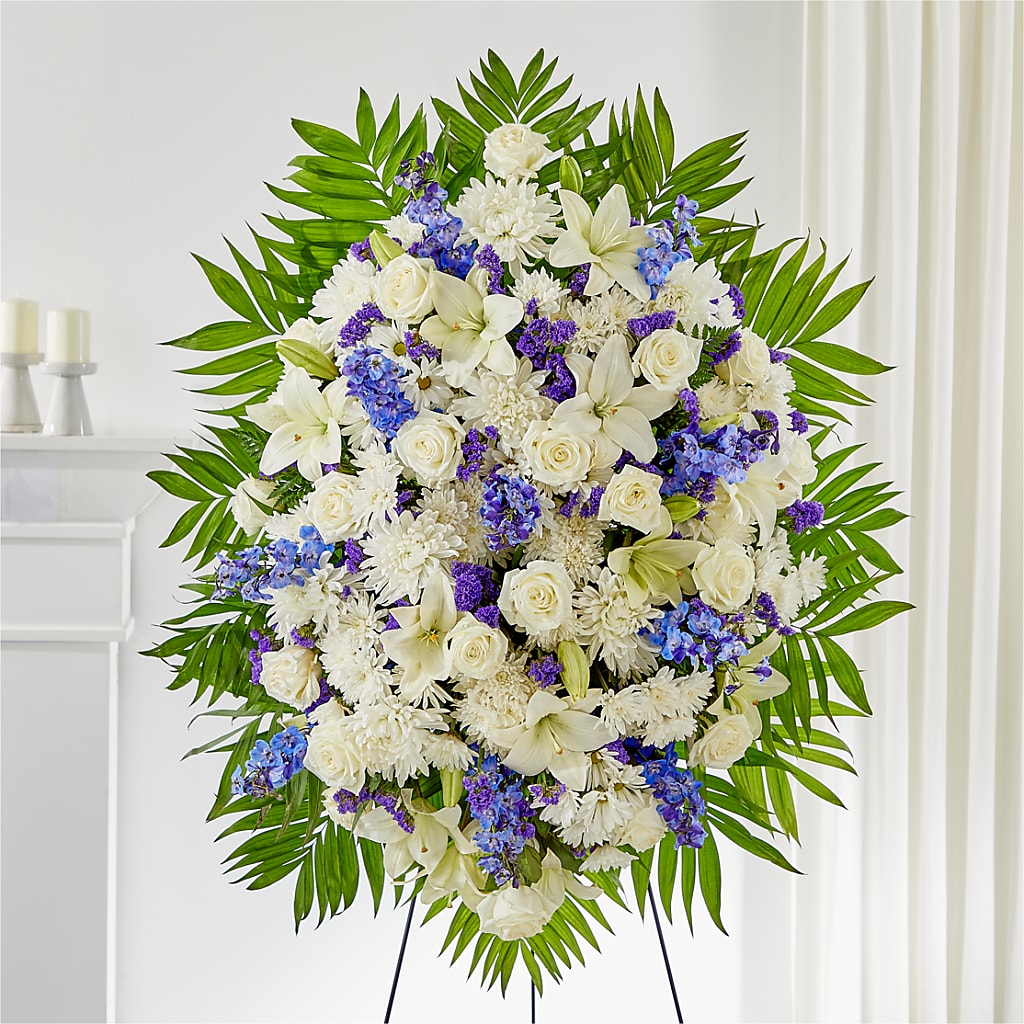 At Rest Standing Spray – Garside Florist, Vancouver WA