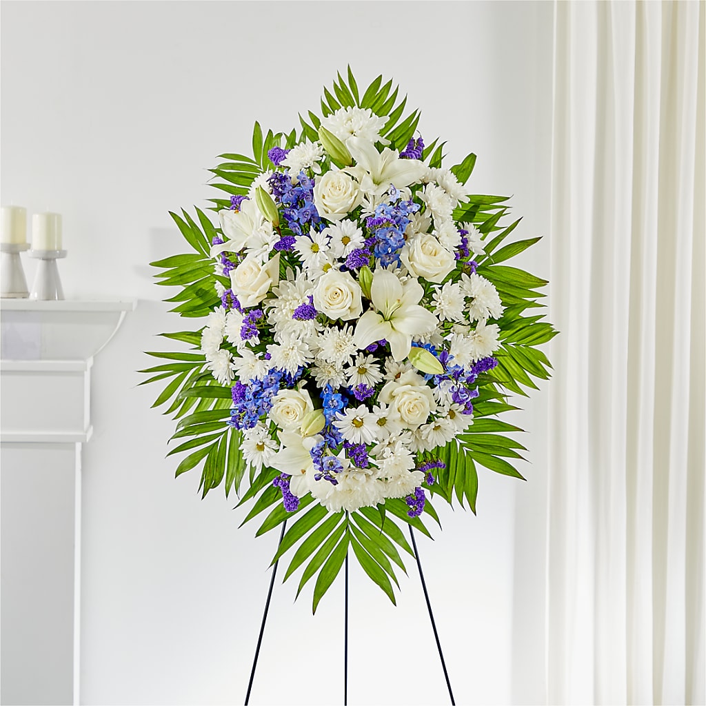 At Rest Standing Spray – Garside Florist, Vancouver WA