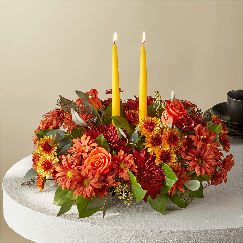 Ember Banquet Centerpiece – Garside Florist, Vancouver WA