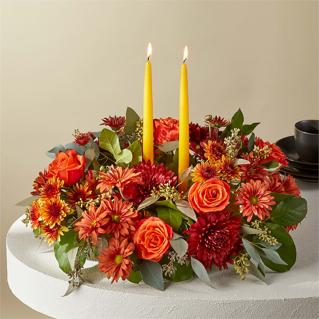 Ember Banquet Centerpiece – Garside Florist, Vancouver WA