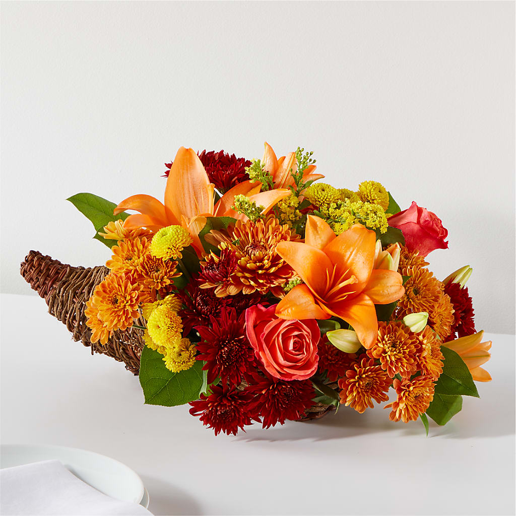 Bouquet of Blessings Cornucopia – Garside Florist, Vancouver WA