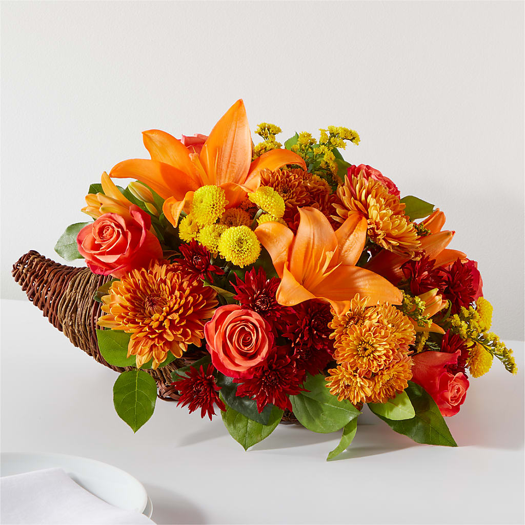 Bouquet of Blessings Cornucopia – Garside Florist, Vancouver WA