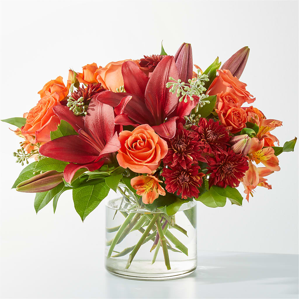 Crimson Leaves Bouquet – Garside Florist, Vancouver WA