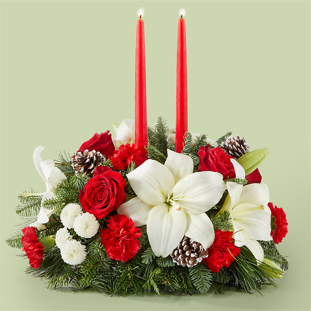 Seasonal Festivities Centerpiece – Garside Florist, Vancouver WA