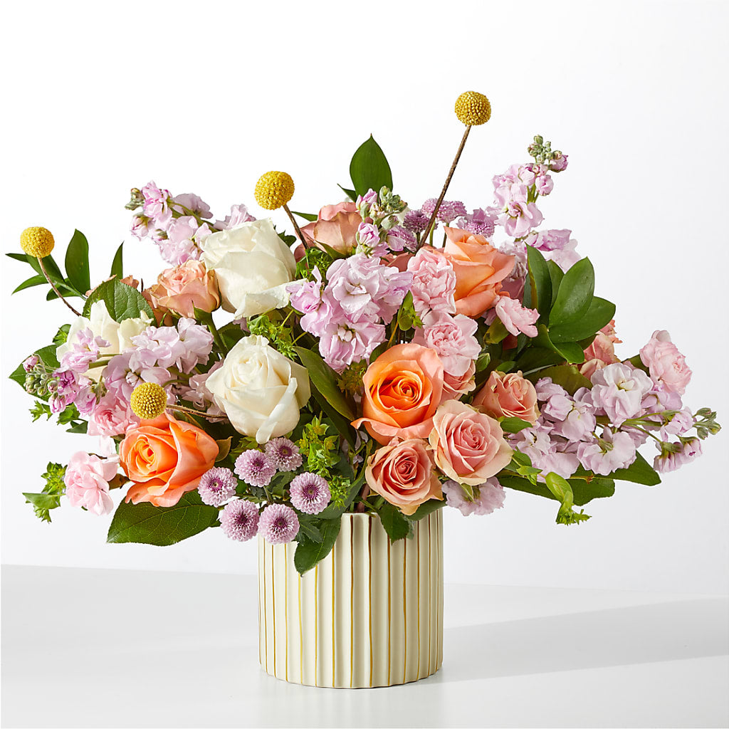 French Market Bouquet with Ivory Vase – Garside Florist, Vancouver WA