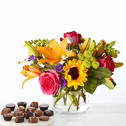 Best Day Bouquet and Chocolate Bundle –  Garside Florist, Vancouver WA
