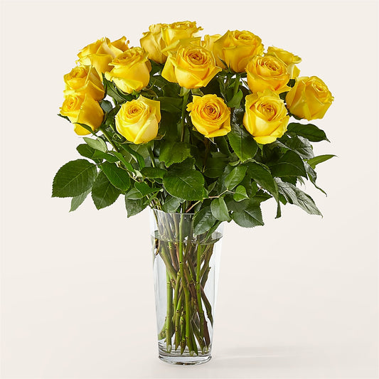 Long Stem Yellow Rose Bouquet –  Garside Florist, Vancouver WA