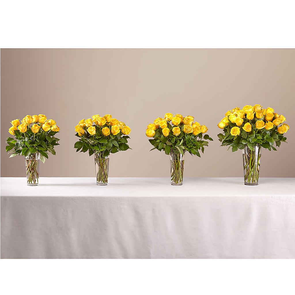 Long Stem Yellow Rose Bouquet –  Garside Florist, Vancouver WA