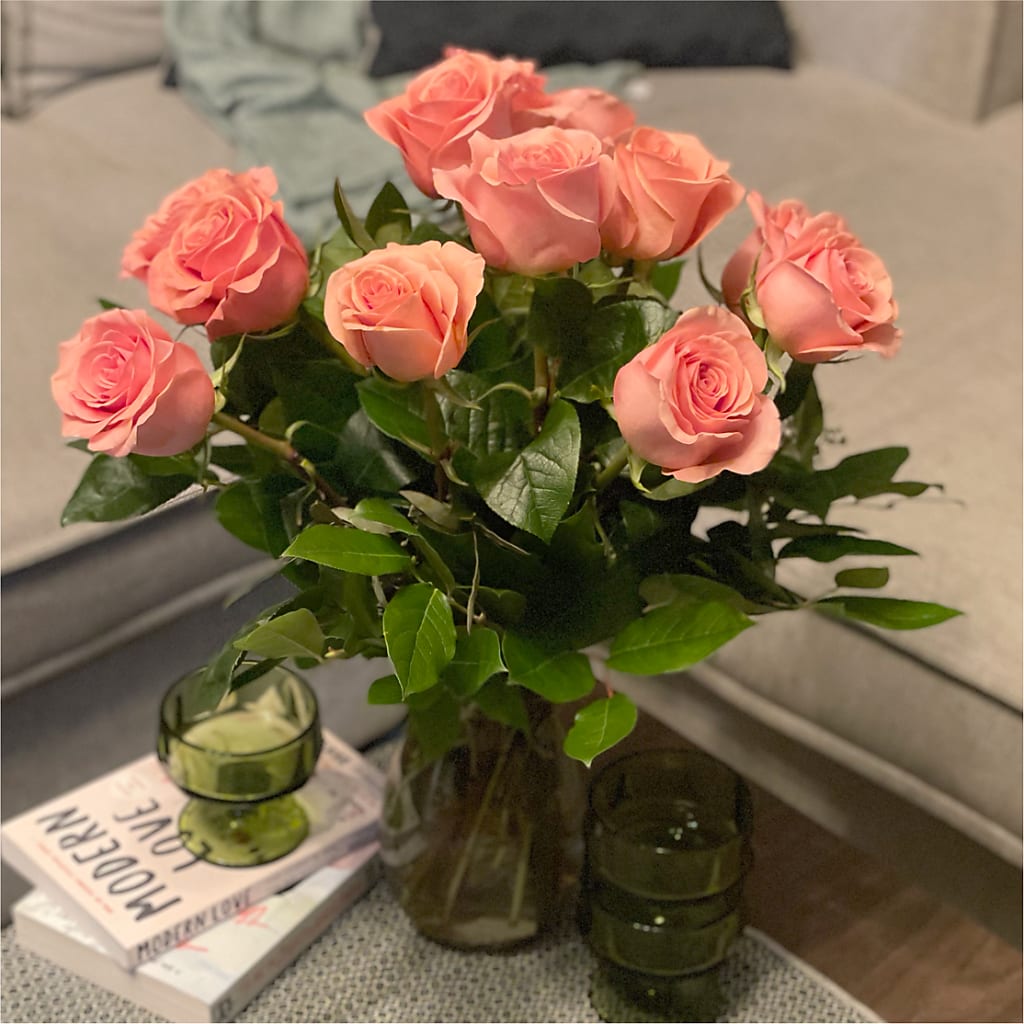 Long Stem Pink Rose Bouquet –  Garside Florist, Vancouver WA