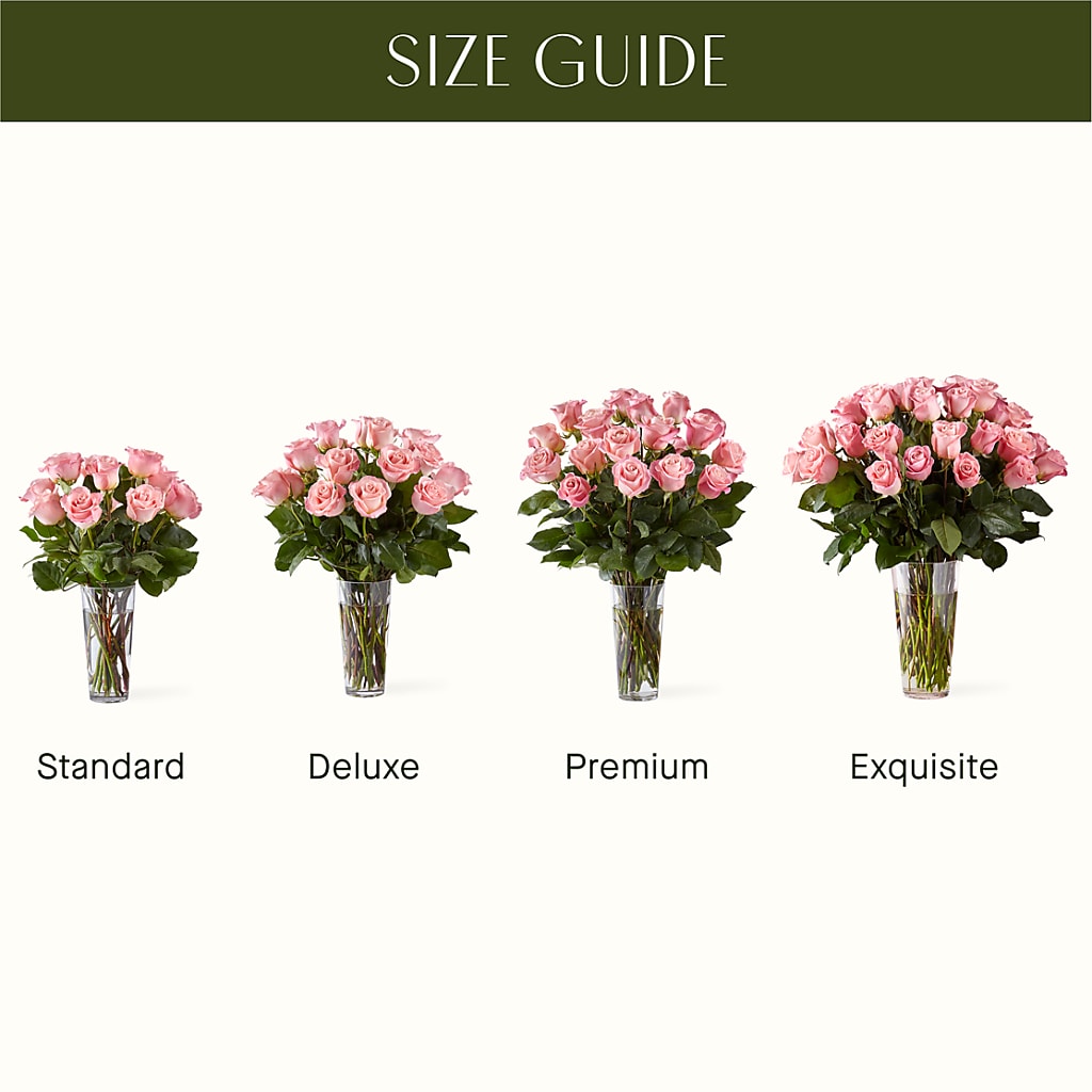 Long Stem Pink Rose Bouquet –  Garside Florist, Vancouver WA
