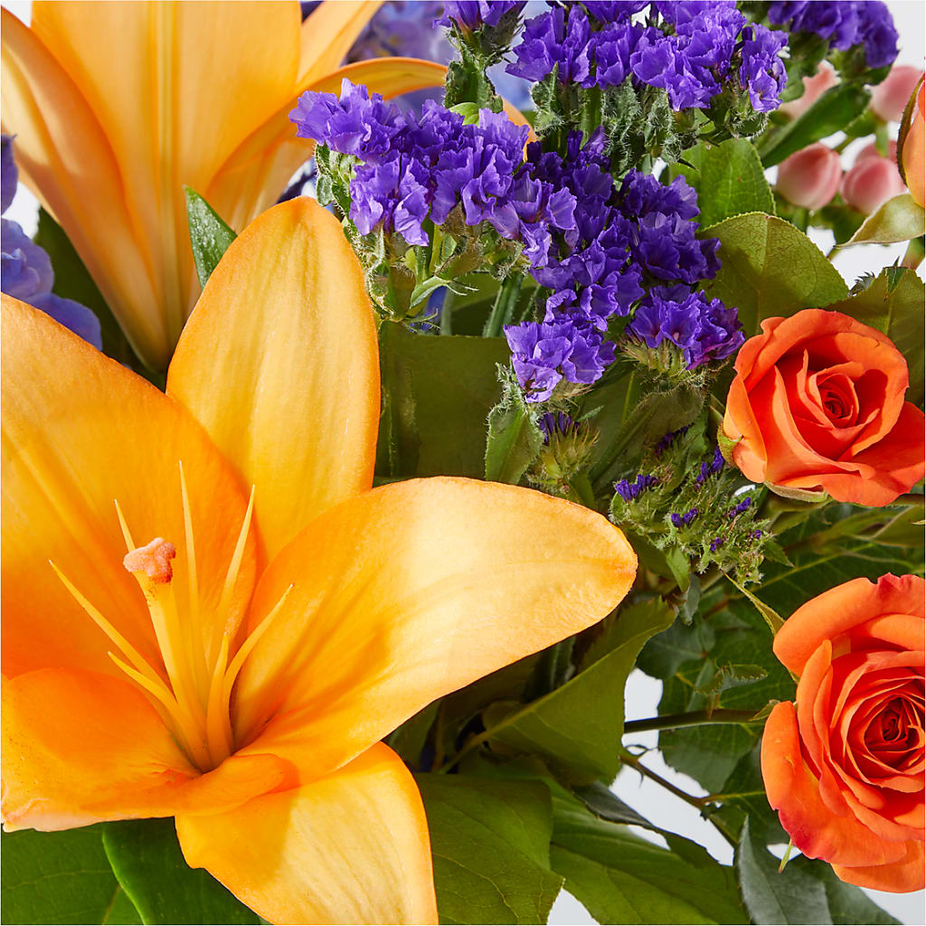 Radiant Citrus Bouquet –  Garside Florist, Vancouver WA
