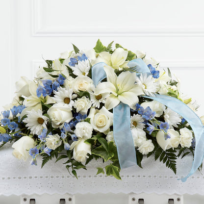 Tender Treasure Casket Spray –  Garside Florist, Vancouver WA