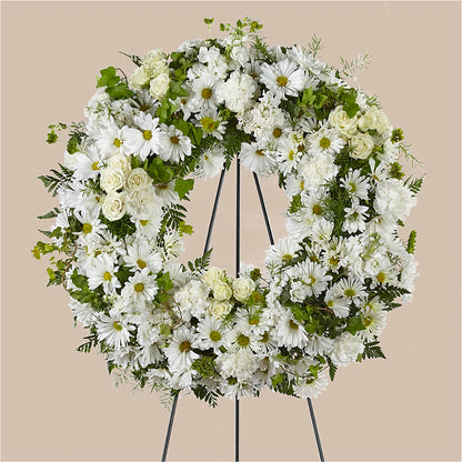 Faithful Wishes Wreath –  Garside Florist, Vancouver WA