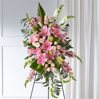 Elegant Embrace Standing Spray –  Garside Florist, Vancouver WA