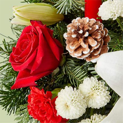 Seasonal Festivities Centerpiece –  Garside Florist, Vancouver WA